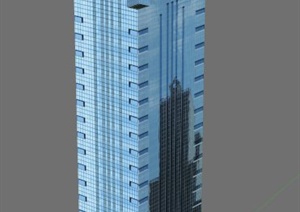 某医院大楼建筑设计SU(草图大师)模型