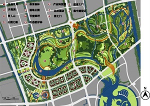 上海某中央绿地景观规划概念设计PDF方案