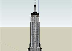 现代某超高层大型企业建筑设计SU(草图大师)模型