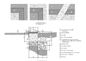 园林景观花池标准边缘做法设计PDF施工图