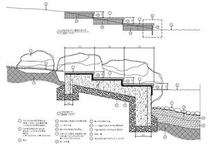园林景观台阶样式设计PDF施工图
