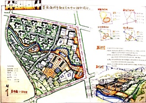 某滨海城市新区文化中心规划设计JPG方案图