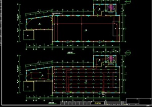 某单层文化礼堂建筑设计CAD施工图