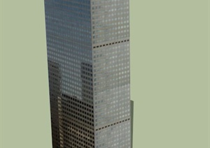 共和大厦建筑设计SU(草图大师)模型