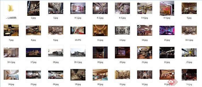 35张咖啡店、餐厅室内设计效果图(8)