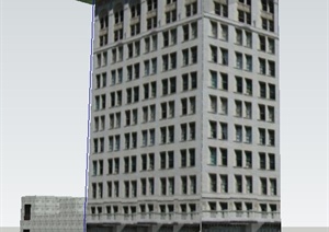 某企业集团大厦建筑设计SU(草图大师)模型