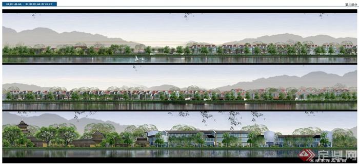 某滨湖环湖城市规划设计方案(3)