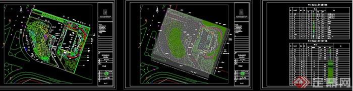 某生态科技园环境设计CAD方案图(2)