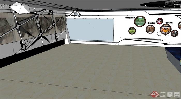 茶文化展厅装饰设计MAX模型（带效果图）(6)