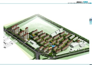 某住宅区规划设计方案文本（带CAD图）
