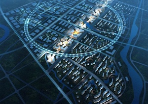 某城市地块规划设计MAX模型（带效果图）