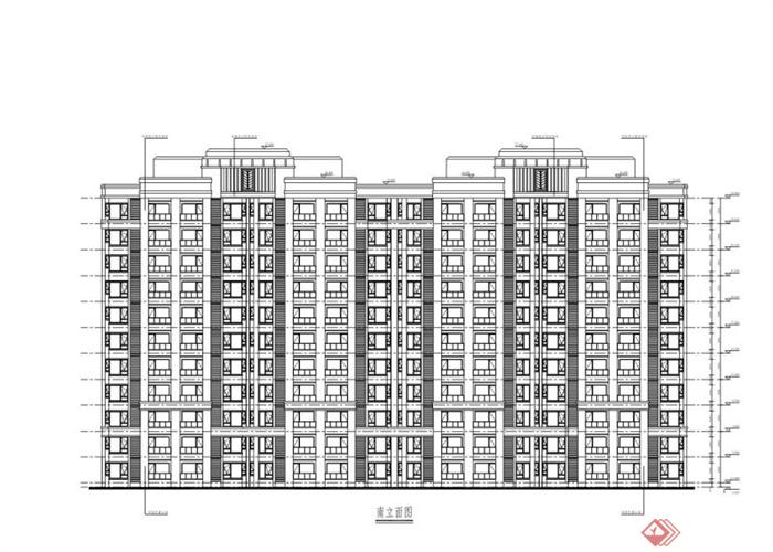 现代风格高层居住小区建筑规划方案(3)