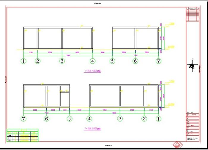 m60办公室建筑钢结构图纸(4)