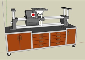 某机器柜子家具设计SU(草图大师)模型