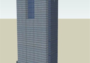 某个公司大厦建筑设计SU(草图大师)模型