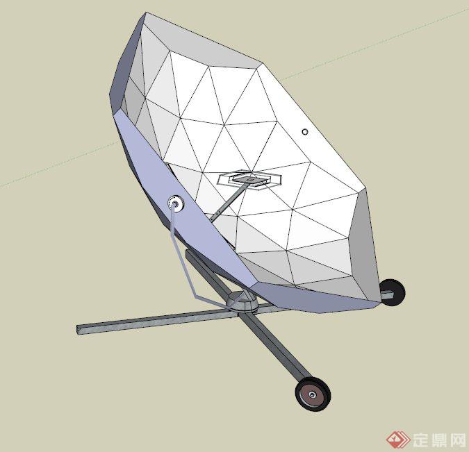 天文台设计SU模型素材(1)