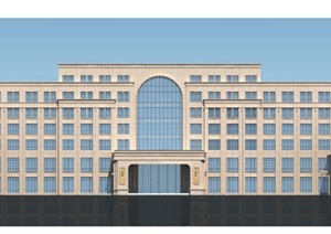 现代某高层酒店建筑设计JPG方案图