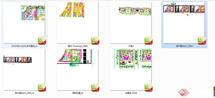 荥阳某小区规划设计方案图和户型图(3)