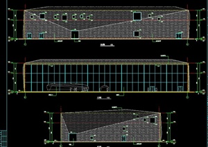 现代某三层国会馆建筑设计CAD与PDF方案图