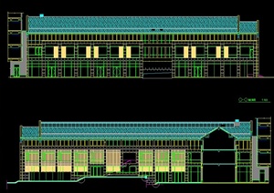 某三层住宅建筑设计CAD方案图