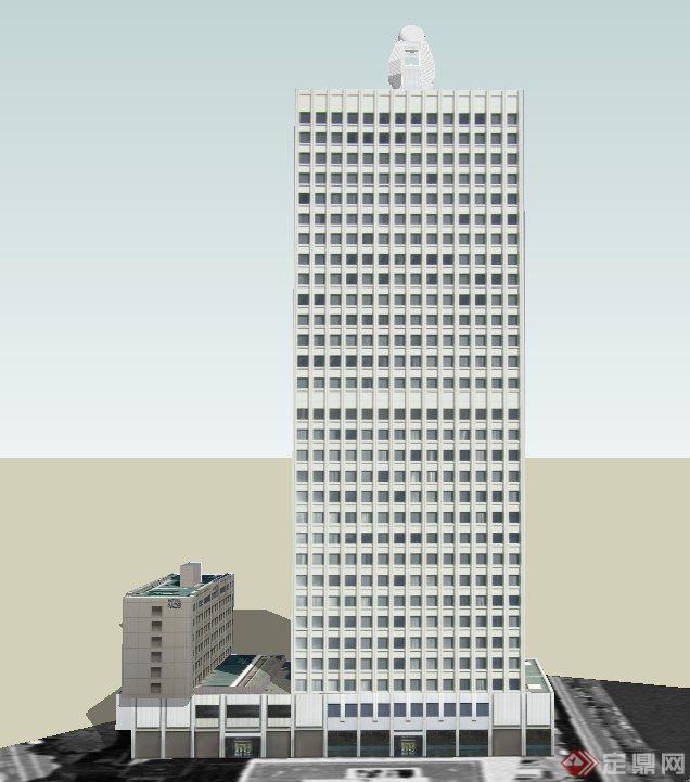 现代某高层酒店建筑设计US模型(1)