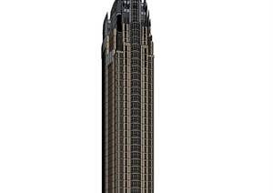 现代高层酒店模型jpg方案图