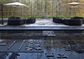 景观水池,遮阳伞,木平台