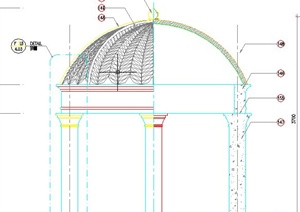园林景观园亭设计CAD方案图