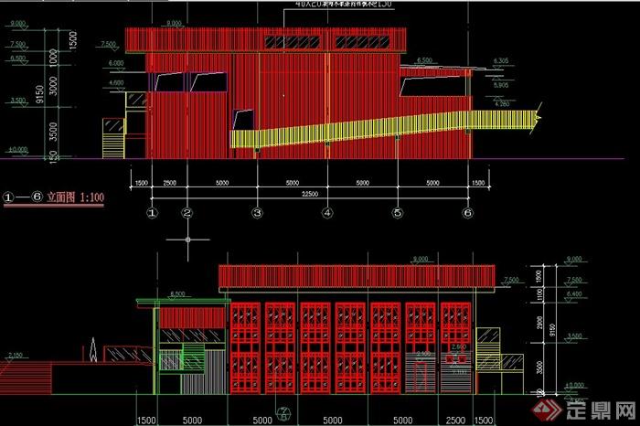 某古典中式木茶室建筑设计CAD施工图(1)