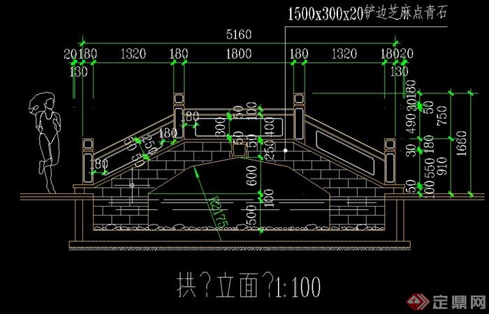 园林景观廊亭桥设计CAD施工图(2)
