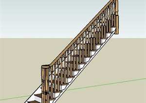 148款扶手栏杆设计SU(草图大师)模型