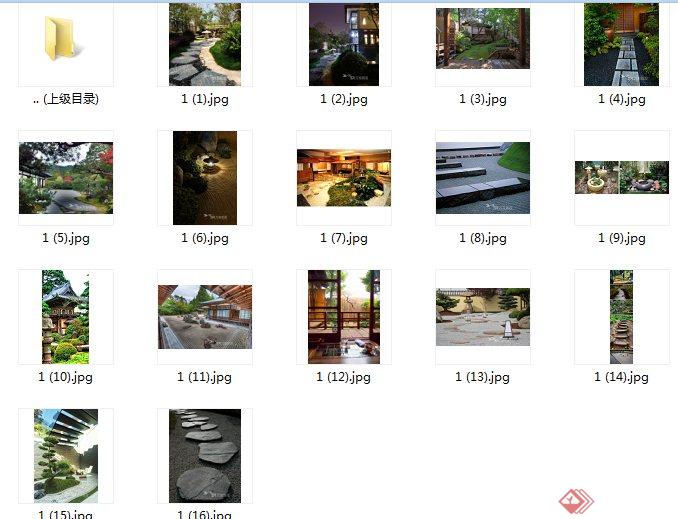 日式园林景观细节实景图(5)