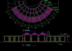 园林藤蔓步廊设计CAD施工大样图