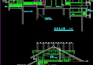 现代中式风格茶室及索道站房施工图