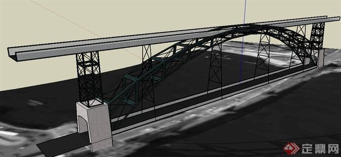 现代钢架桥梁su模型(1)