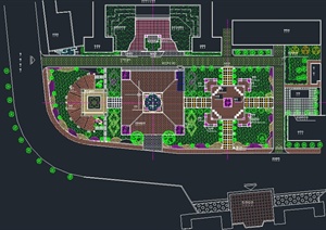 园林广场设计全套CAD施工图
