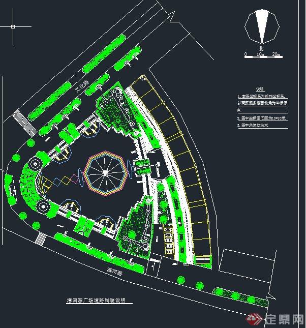 某滨水广场景观规划设计CAD施工图(1)