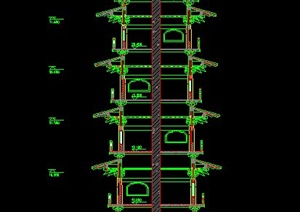 砖结构古塔建筑设计3DMAX模型