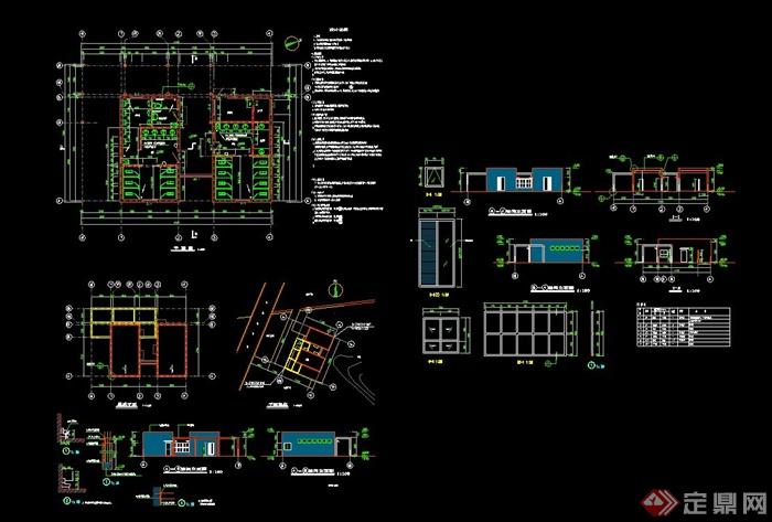 公厕建筑设计CAD施工图(2)