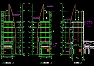 现代高层酒店建筑设计施工图