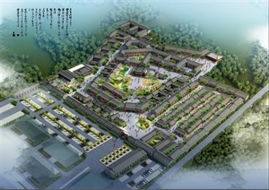 中式风格民俗文化村规划方案