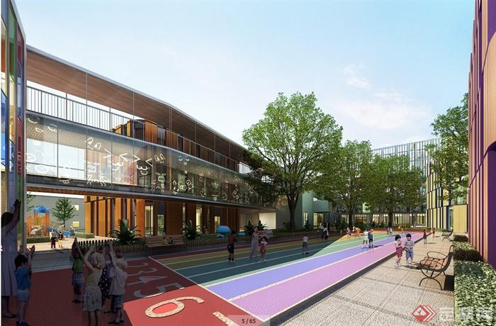 现代风格幼儿园建筑规划方案（含CAD）(3)