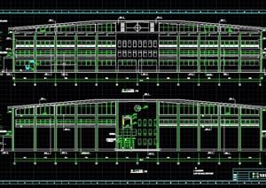 现代某多层体育馆建筑设计CAD施工图