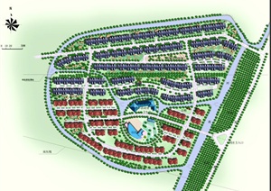 某大型住宅小区规划设计psd平面
