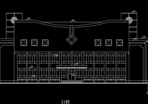 某现代多层体育馆建筑设计CAD方案图