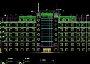 现代某高层医院住院部建筑设计CAD施工图