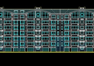 六层住宅建筑设计CAD方案图