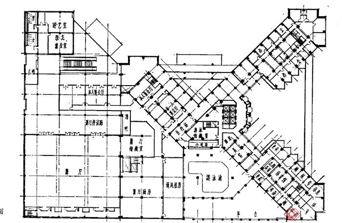 现代某高层饭店建筑设计PDF方案图(2)