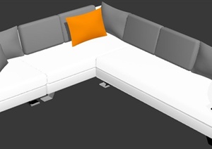 现代独特沙发设计3DMAX模型