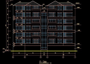 复式公寓建筑设计CAD施工图